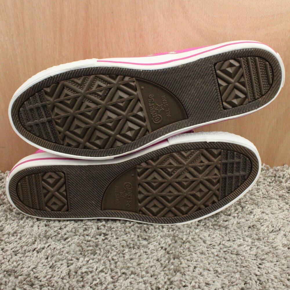 Converse Pink Sneakers Junior 6 Low Top Canvas Lace Up - Picture 11 of 12